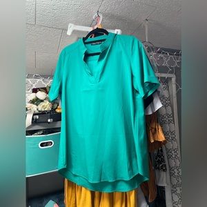 Green/ Teal Blouse